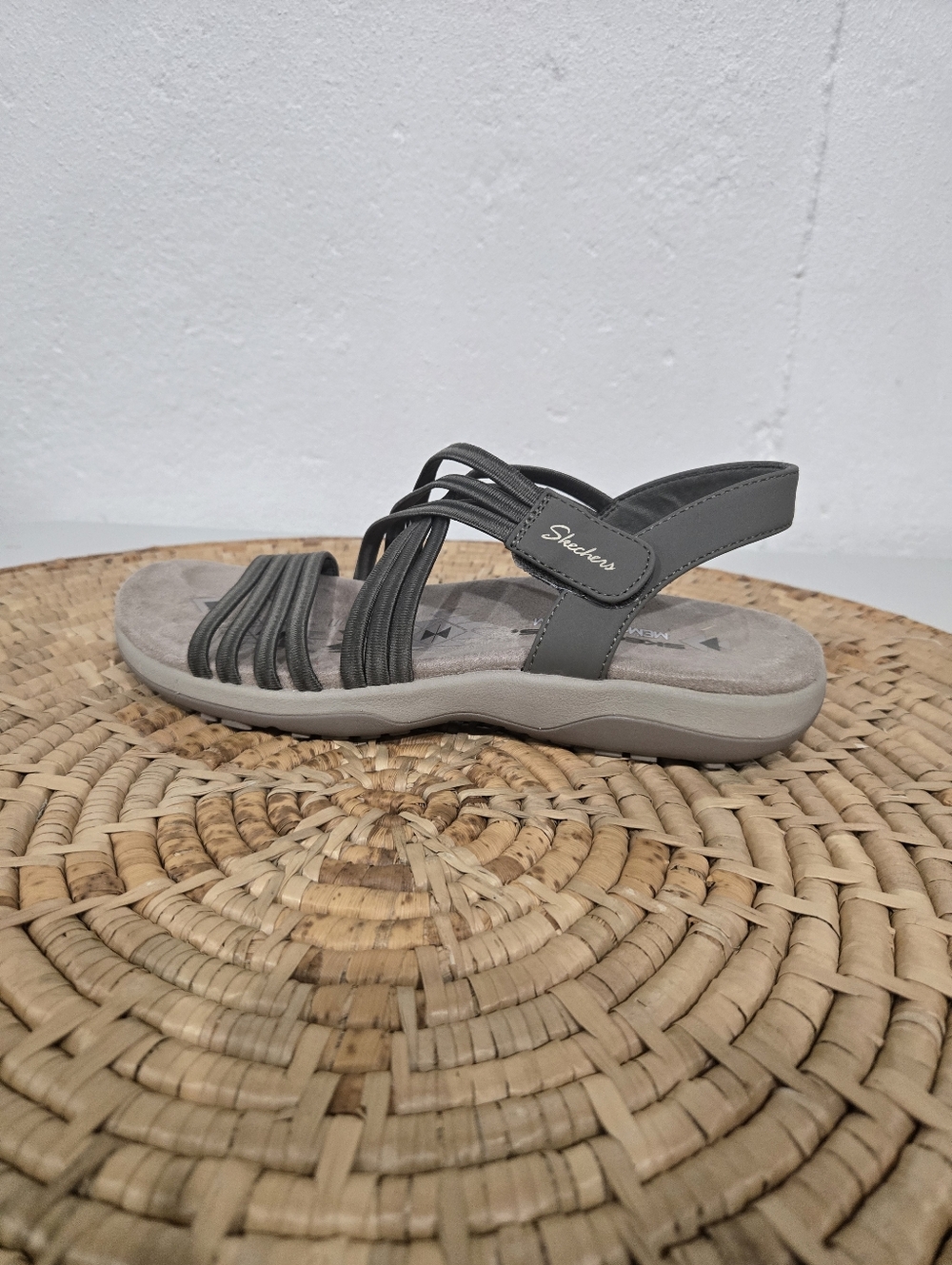 Skechers Olive Green Strappy Sandals - Picture 2 of 7